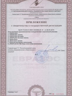 2015.03.25 Мытищи - Приложение к сертификату, Профили поливинилхлоридные системы Rehau.