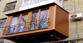 Внешняя отделка балкона Мытищи цена от 1024 руб. м/2.