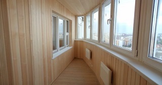Внутренняя отделка лоджии Мытищи, цена от 205 руб. м2